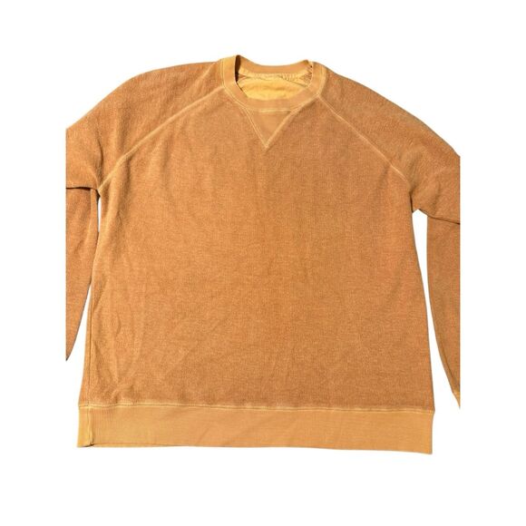 Men's cree neck long sleeve pullover fleece sweatshirt L - Picture 4 of 6